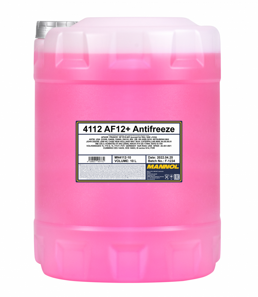 Antifreeze MANNOL 4112 20L AF 12+ Longlife Euro USA Car