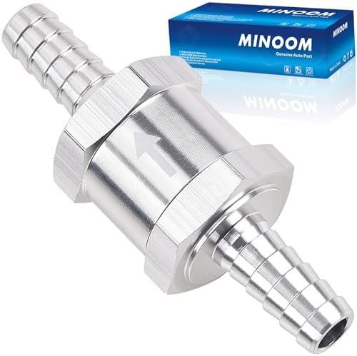 CHECK VALVE INLINE -6AN SILVER / ONE WAY VALVE