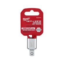 Load image into Gallery viewer, Milwaukee 1/2" Drive Socket Adaptor 1/2" F x 3/8" M
