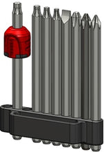 Load image into Gallery viewer, 8 Piece Industrial Bit Set with Magnetic Enhancer