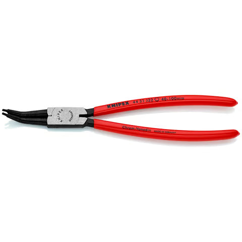 KNIPEX 225mm Internal Bent Circlip Pliers