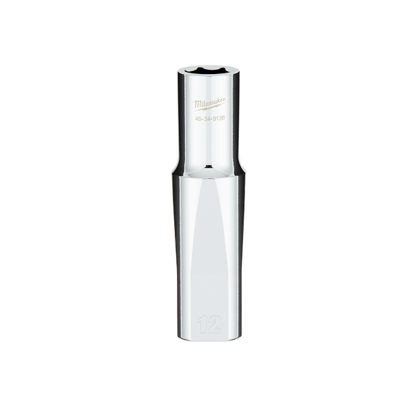 12mm Deep Socket 1/2" Drive with Four Flat Sides