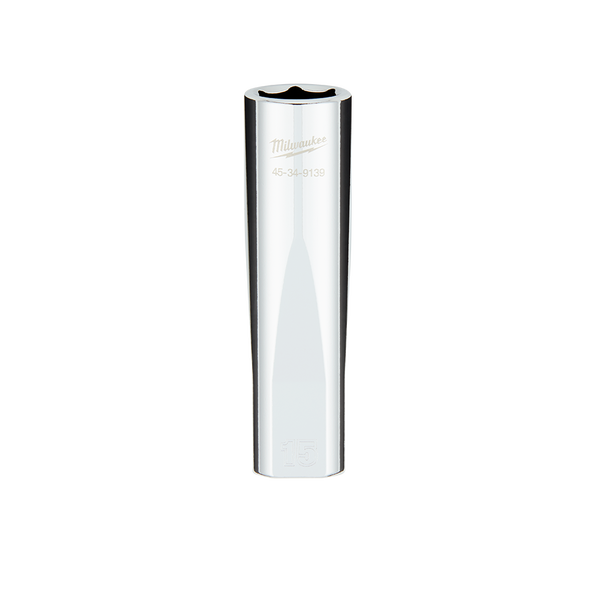 1/2" Drive Deep Socket 15mm (6 Point)