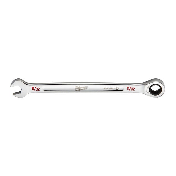 11/32" Drive Ratcheting Combination Wrench