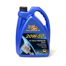 Load image into Gallery viewer, Gulf Western Hi-Tech Premium 20W-50 Engine Oil - 5L