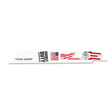 Load image into Gallery viewer, 150mm Thin Kerf Metal Reciprocating Saw Blade Set (5 Pack)