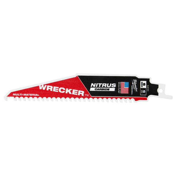 150mm Demolition Reciprocating Saw Blade with NITRUS CARBIDE Teeth