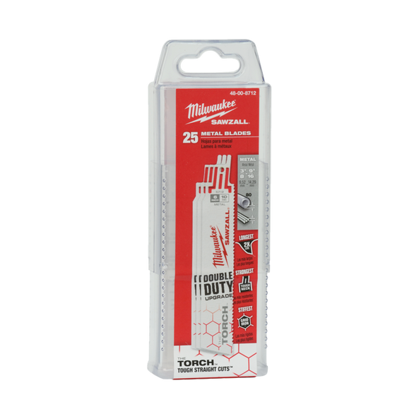 230mm Metal Demolition Reciprocating Saw Blade Set (25 Pack)