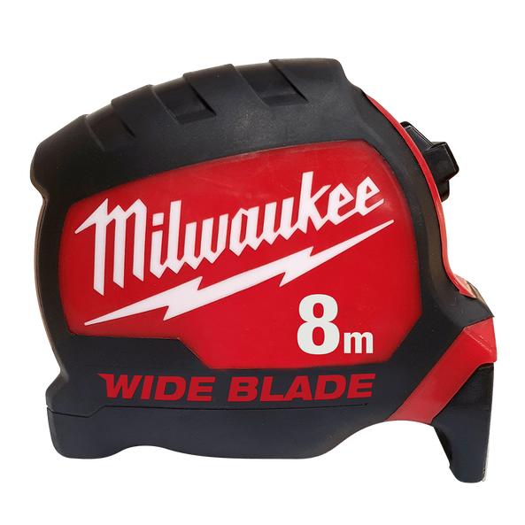 Wide Blade Tape Measure, 8m