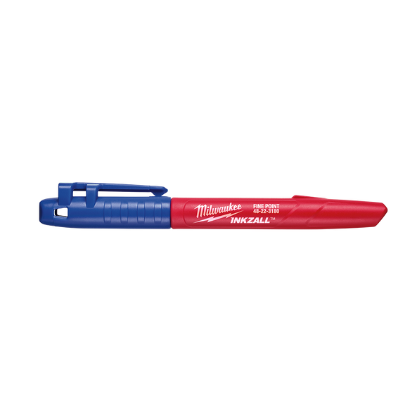 INKZALL Fine Point Marker Blue (36 Pack)