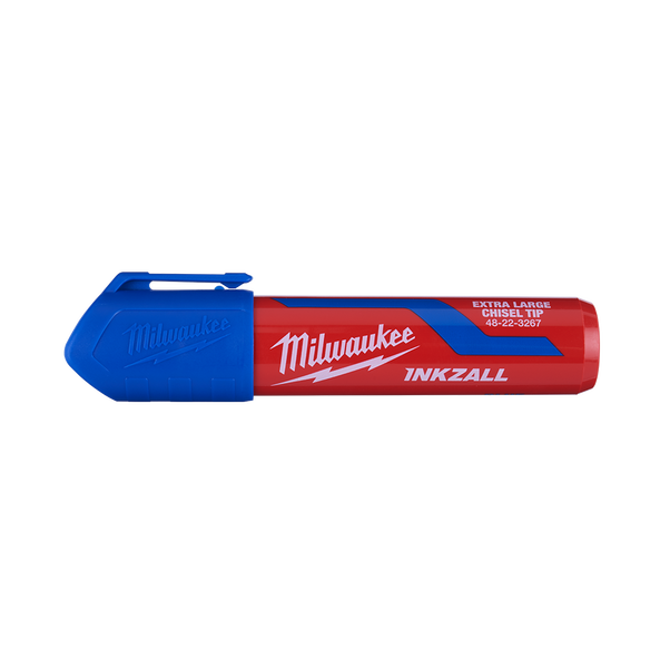 INKZALL Extra Large Chisel Tip Marker - Blue