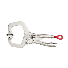 Load image into Gallery viewer, 152mm (6") TORQUE LOCK Locking C-Clamp Pliers Swivel Jaw
