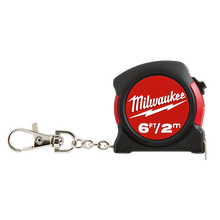 Load image into Gallery viewer, Milwaukee 2m Keychain Tape Measure