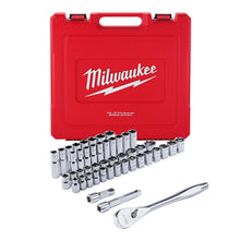 Load image into Gallery viewer, 47 Piece 1/2" Drive Metric/SAE Socket Set