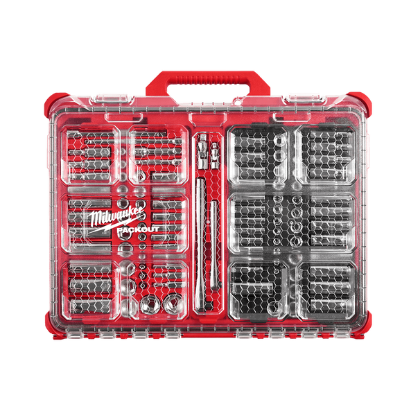 106 Piece 1/4" & 3/8" Drive Socket Set with PACKOUT