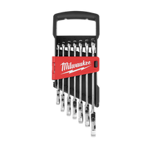 Load image into Gallery viewer, 7 Piece Ratcheting Combination Flex-Head Wrench Set