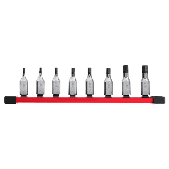 3/8" Drive SAE Hex Bit Socket Set, 8 Piece