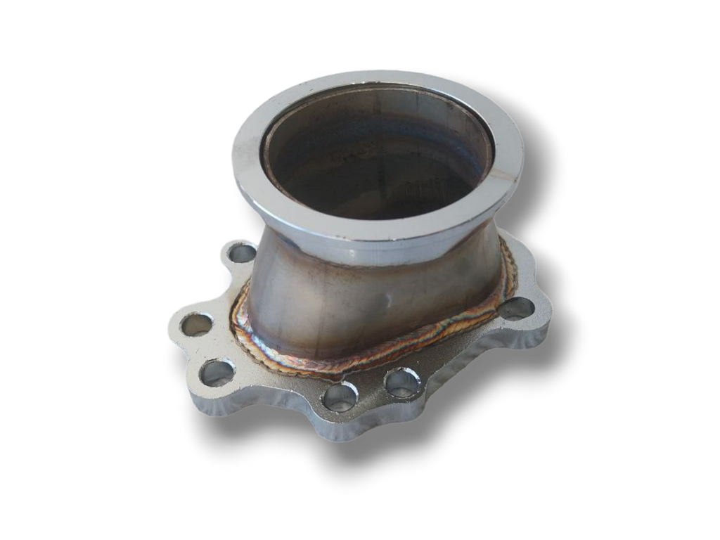 Dump Pipe Adaptor T25 T28 GT25 GT28 8 Bolt to V Band