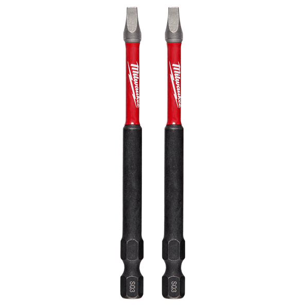SQ3 x 89mm Shockwave Square Recess Power Bit Set