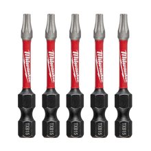 Load image into Gallery viewer, T15 Security Torx Power Bit 50mm (5 Pack)