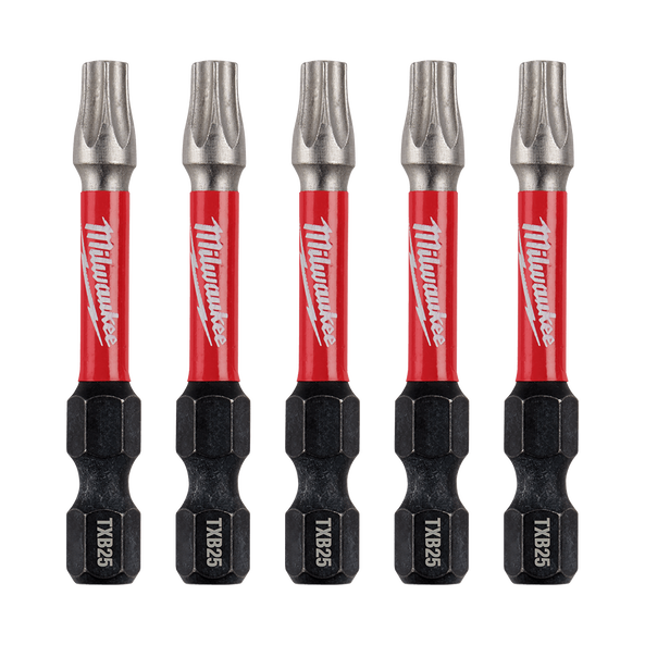 T25 Security Torx Power Bit 50mm (5 Pack)