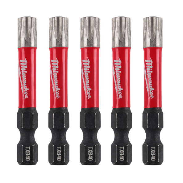 T40 Security Torx Power Bit 50mm (5 Pack)