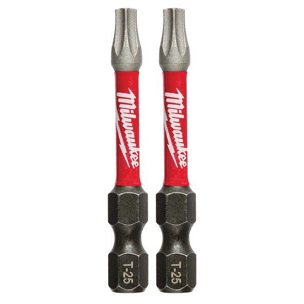 T25 x 50mm SHOCKWAVE Torx Power Bit (2 Pack)
