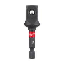 Load image into Gallery viewer, 1/4" Hex to 1/2" Square Shockwave Power Bit Socket Adaptor