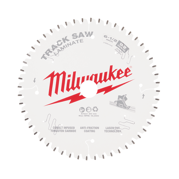 165mm Track Saw Blade for Laminate and Aluminium Cutting