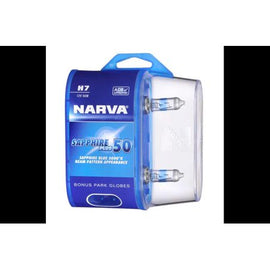 Narva H7 Headlight Bulb 12V 55W Sapphire Plus 50 2Pce