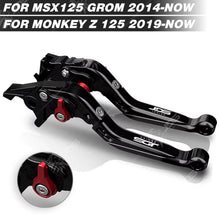 Load image into Gallery viewer, For Honda MSX 125 GROM 125/MONKEY Z 125 Clutch Lever Brake Lever Set Foldable Adjustable Handle Levers Motor Accessories Parts / Bl-Rb