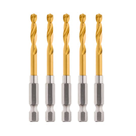 Drill Bit - SHOCKWAVE Red Helix Titanium Drill Bit 4.2 x 74mm (5 Pack)