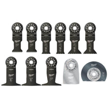Load image into Gallery viewer, Best Affordable Tool Kit for Mechanics and Mechanics - STARLOCK 11 Piece Oscillating Tool Kit