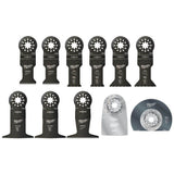 Best Affordable Tool Kit for Mechanics and Mechanics - STARLOCK 11 Piece Oscillating Tool Kit