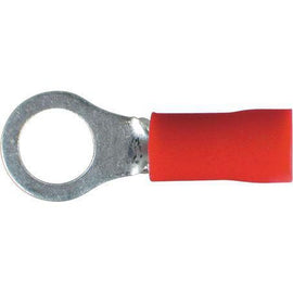 ACX3050BL - OEX Crimp Terminal Ring Red ID 5mm Vinyl 25 Pce
