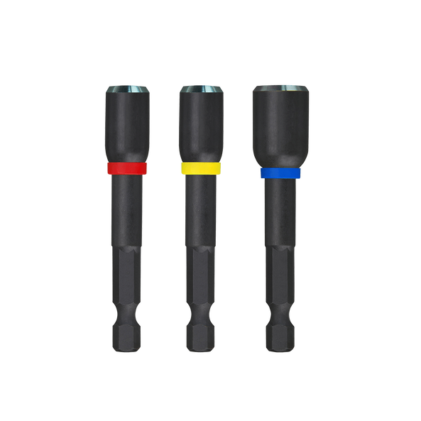 3 Piece SHOCKWAVE Magnetic Nut Driver Set