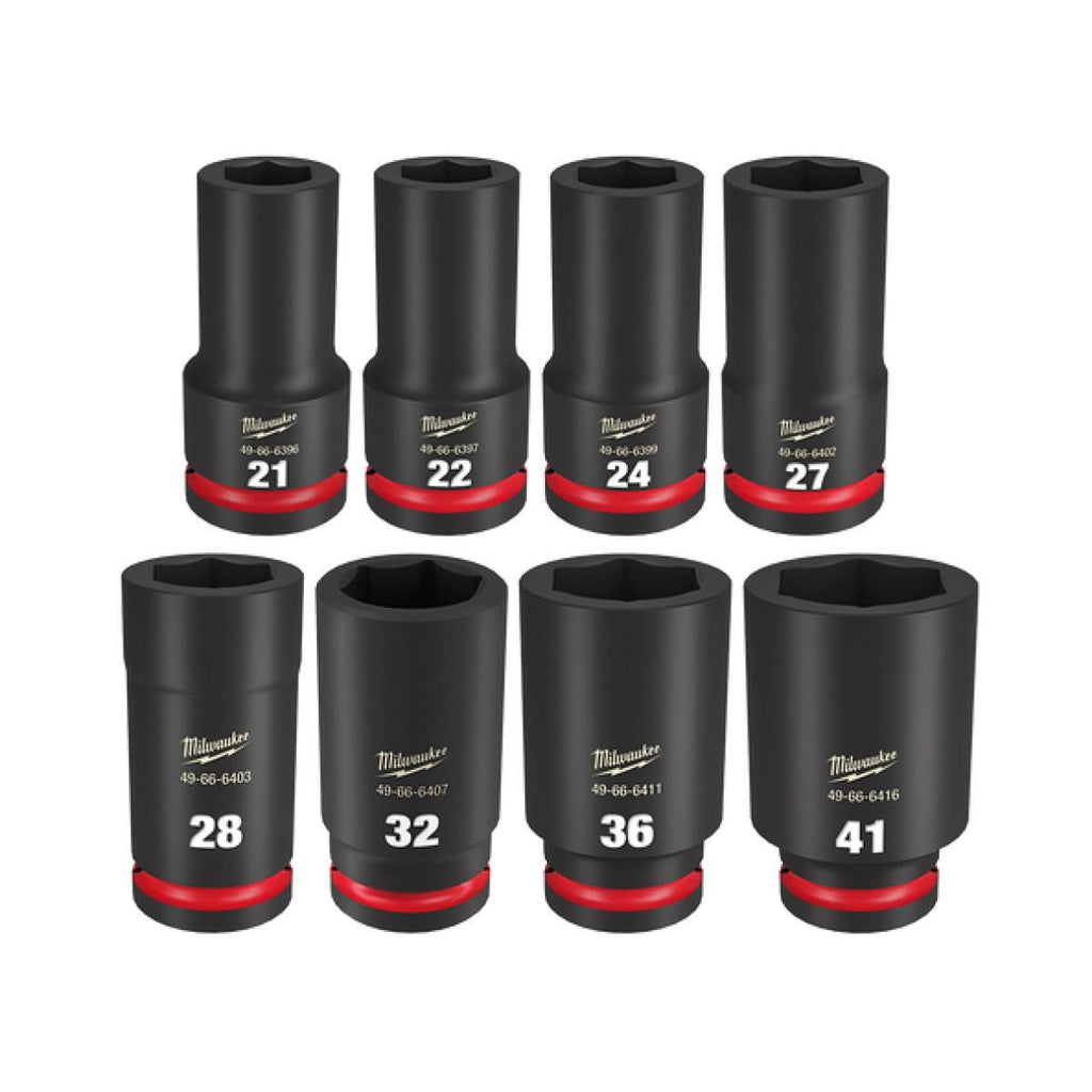 8 Piece 3/4" Drive Metric Deep Impact Socket Set