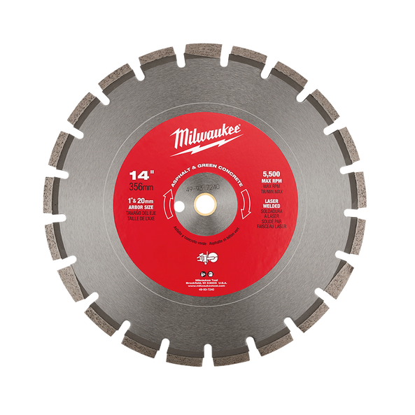 350mm Segmented Diamond Blade for Asphalt & Green Concrete