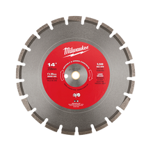 Load image into Gallery viewer, 350mm Segmented Diamond Blade for Asphalt &amp; Green Concrete
