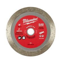 Load image into Gallery viewer, 3" Diamond Tile Cut-Off Wheel