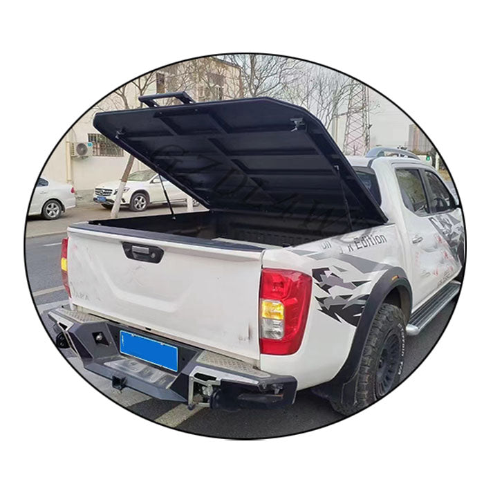 4X4 Pickup Truck Bed Cover Hard Waterproof Aluminum Alloy Flat Top Cover Universal Car Back Cover for Ranger Navara Trit