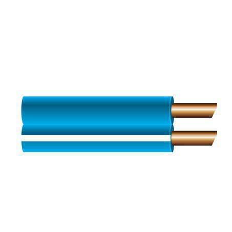 Automotive Cable 4mm Twin Core – Blue with White Trace, Figure 8 – 100m Roll (NZ Ref.153)