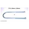 7/16" x 58mm x 200mm U Bolts