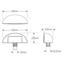 Load image into Gallery viewer, Repco 12-24V LED License Plate Lamps Pair 70x25x26mm