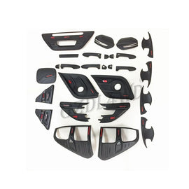 4x4 Accessories Complete Set Matte Black Cover for Hilux Revo Body Headlight Cover