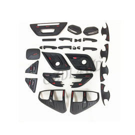 4x4 Accessories Complete Set Matte Black Cover for Hilux Revo Body Headlight Cover