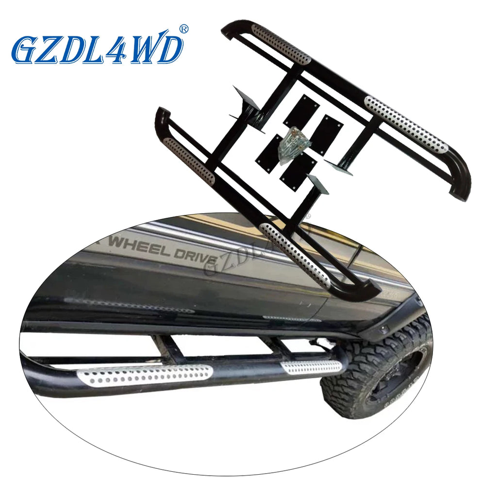 4x4 Auto Parts Car Door Steps for Land Cruiser FJ80 LC80 Running Boards Side Step