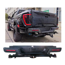 Load image into Gallery viewer, 4x4 Heavy Duty Plastic Rear Bumper for Ranger T6 T7 T8 2011-2021 Universal LED Protection Replacement with Tow Bar