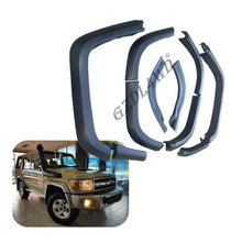 Load image into Gallery viewer, 4x4 Offroad Accessory Parts ABS Fender Flares Mudguard for Heavy Duty Land Cruiser 76 LC76 2014 Dual Cab