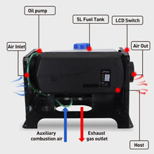 Load image into Gallery viewer, Diesel Air Heater 8KW 12V – Efficient Heating for Trucks, RVs, and Boats